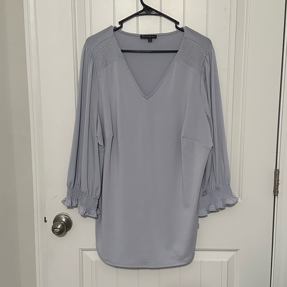 Adrianna Papell Gray Blouse